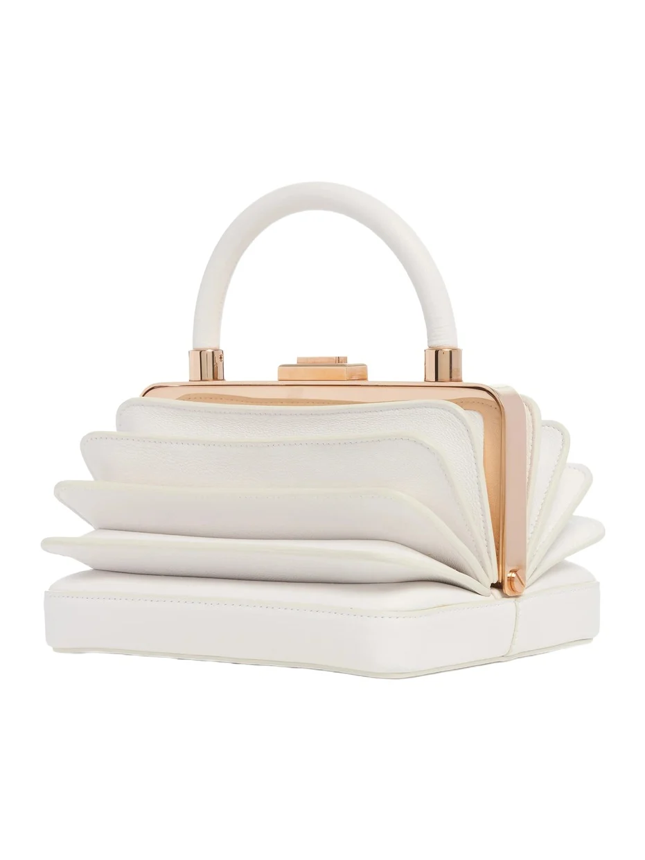 Diana Bag in Ivory Nappa Leather Diana Bag in Ivory Nappa Leather
