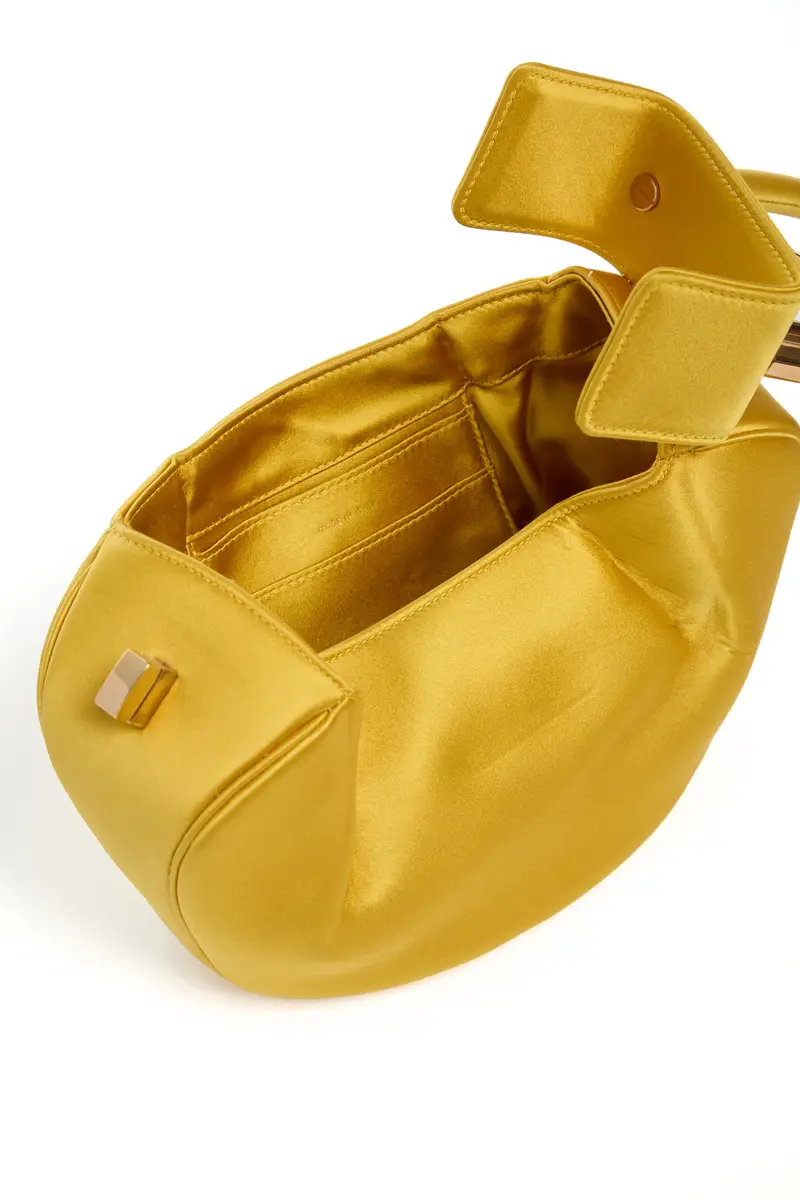 Gabriela Hearst Demi Bag in Amber Satin | Thumbnail 4 Gabriela Hearst Demi Bag in Amber Satin | Thumbnail 4