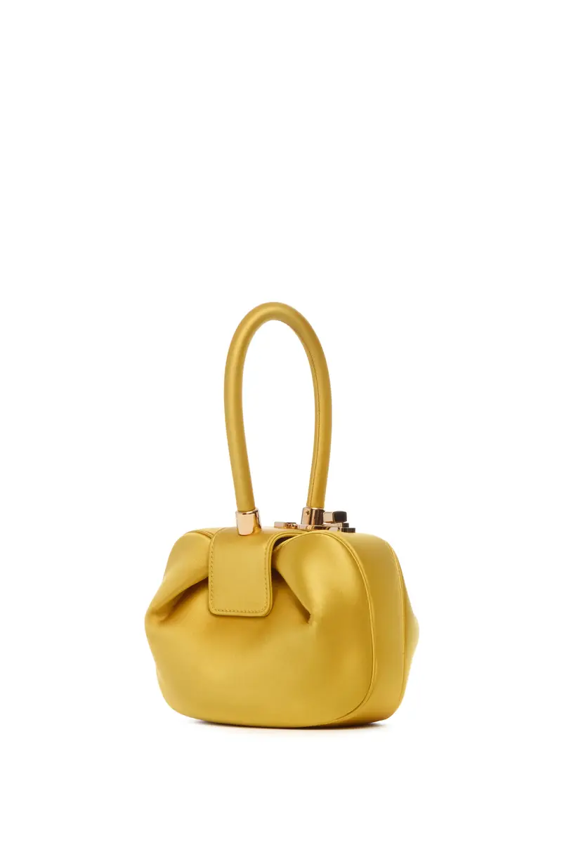 Gabriela Hearst Demi Bag in Amber Satin
