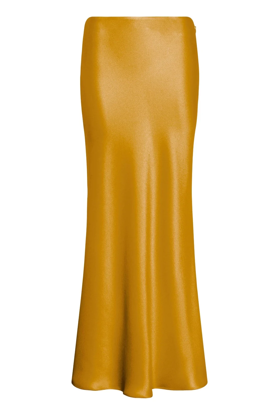 Frei Maxi Skirt in Golden Birch Silk Satin Frei Maxi Skirt in Golden Birch Silk Satin