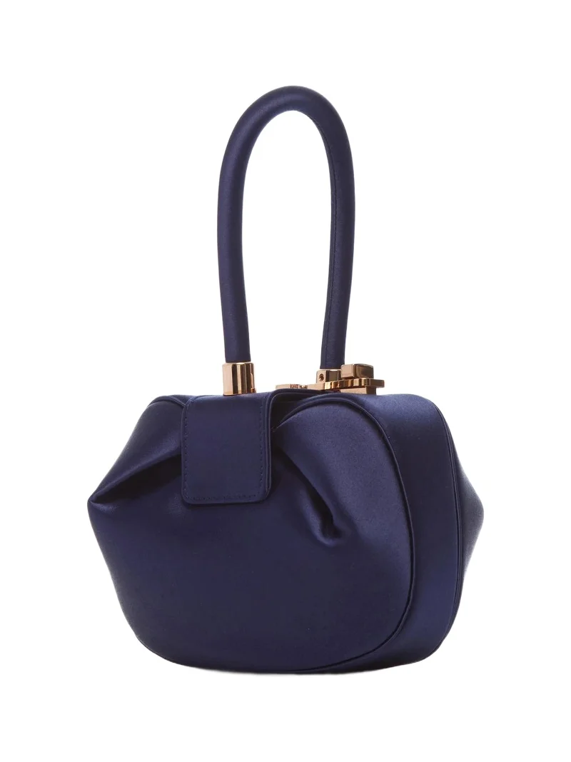 Demi Bag in Navy Satin Demi Bag in Navy Satin