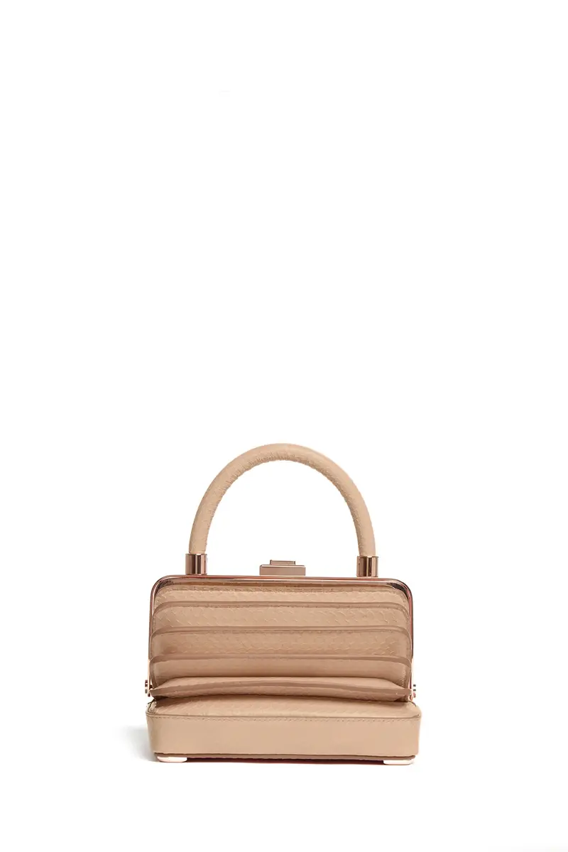 Gabriela Hearst Small Diana Bag in Nude Snakeskin | Thumbnail 2
