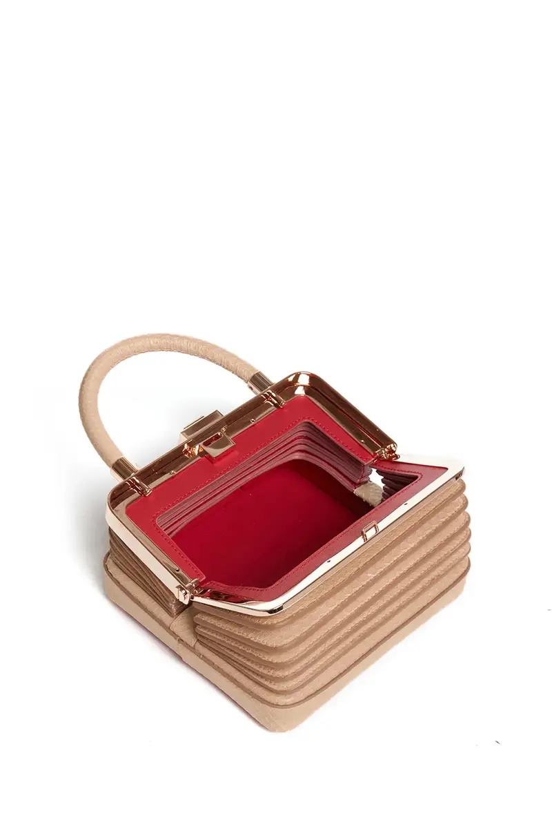 Gabriela Hearst Small Diana Bag in Nude Snakeskin | Thumbnail 4