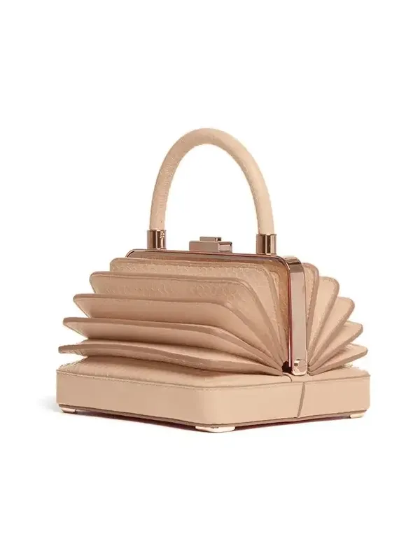 Gabriela Hearst Small Diana Bag in Nude Snakeskin