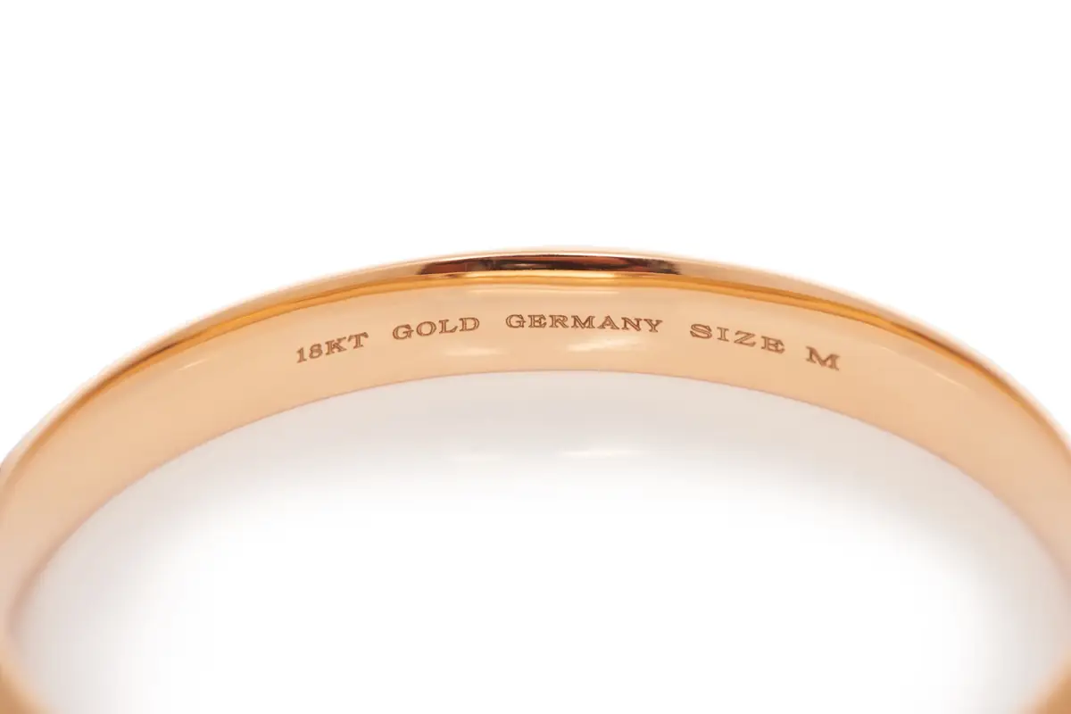 Gabriela Hearst Bangle in 18K Rose Gold & Vitreous Red Enamel | Thumbnail 6