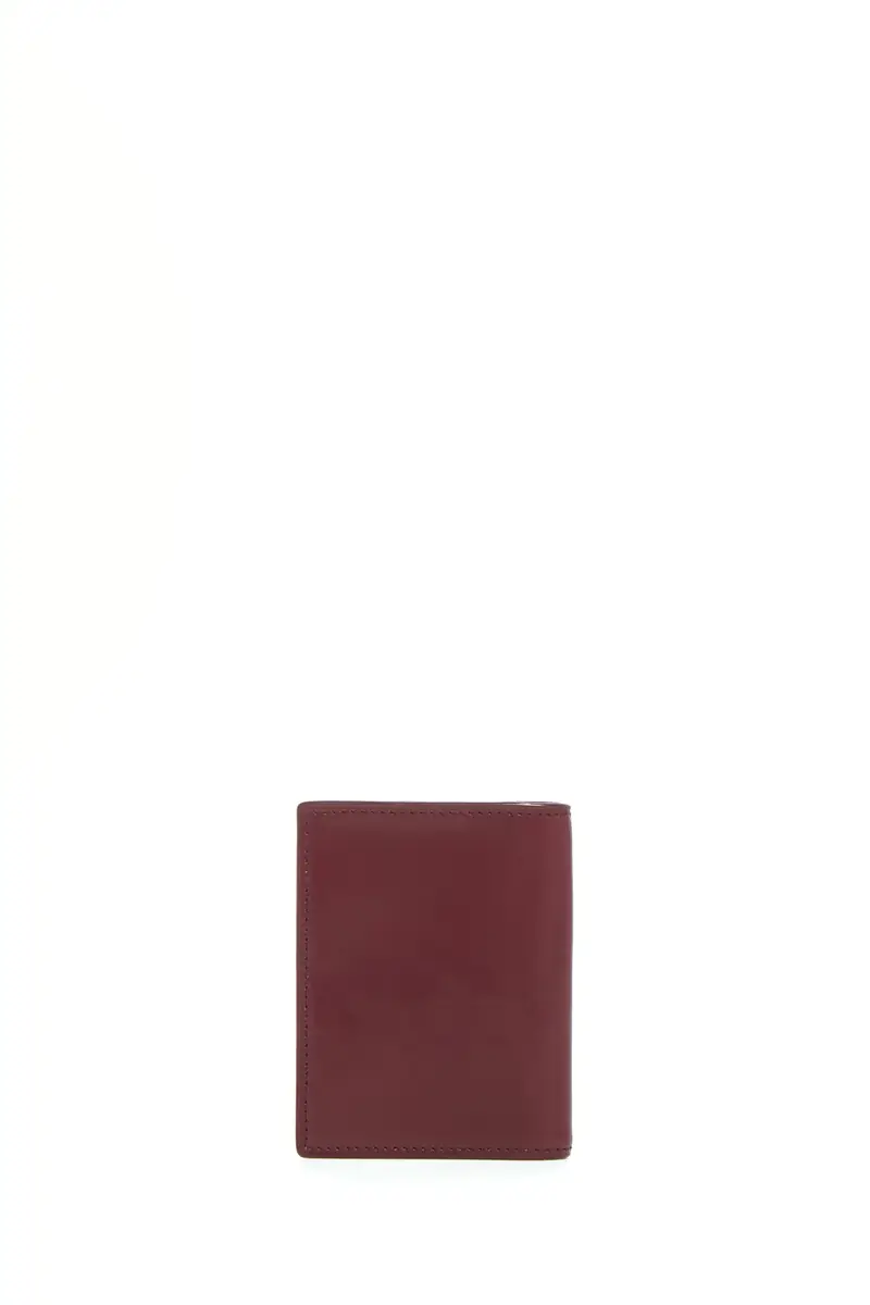 Gabriela Hearst Simple Card Wallet in Bordeaux & Pink Leather | Thumbnail 3
