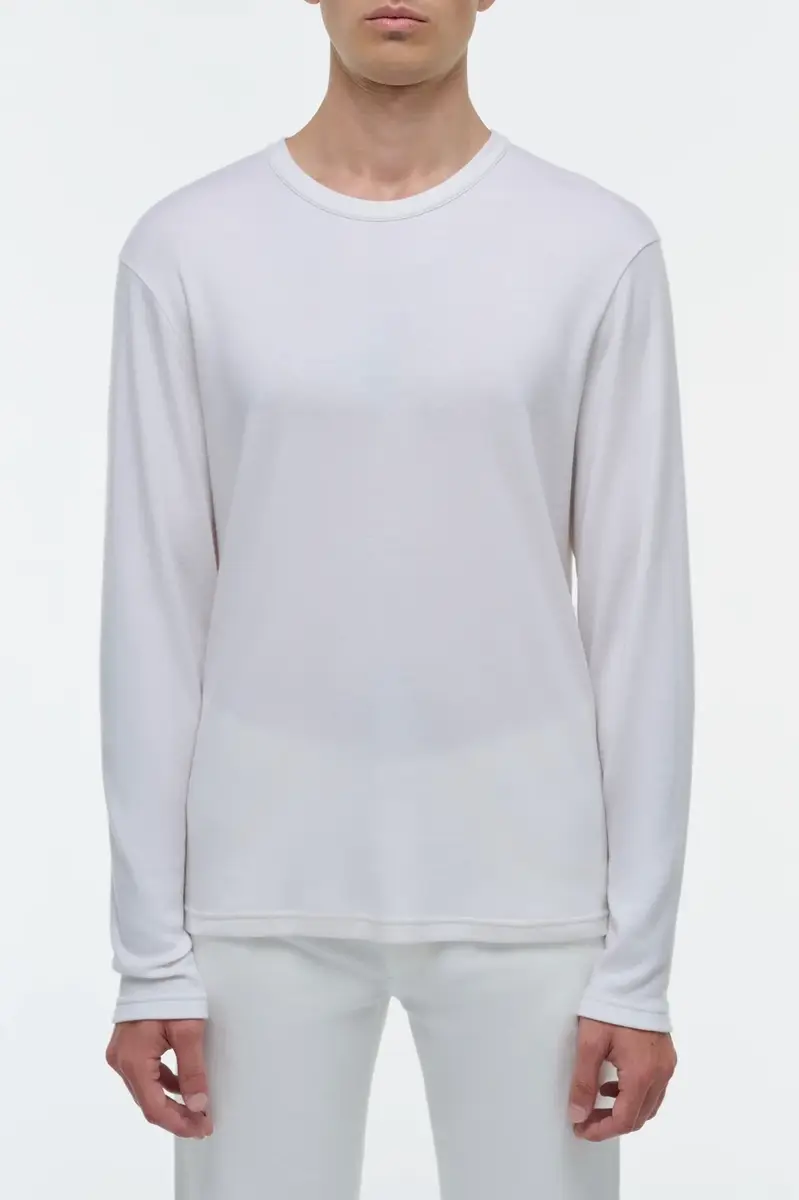 Gabriela Hearst Pacific Long Sleeve T-Shirt in Cashmere | Thumbnail 2 Gabriela Hearst Pacific Long Sleeve T-Shirt in Cashmere | Thumbnail 2