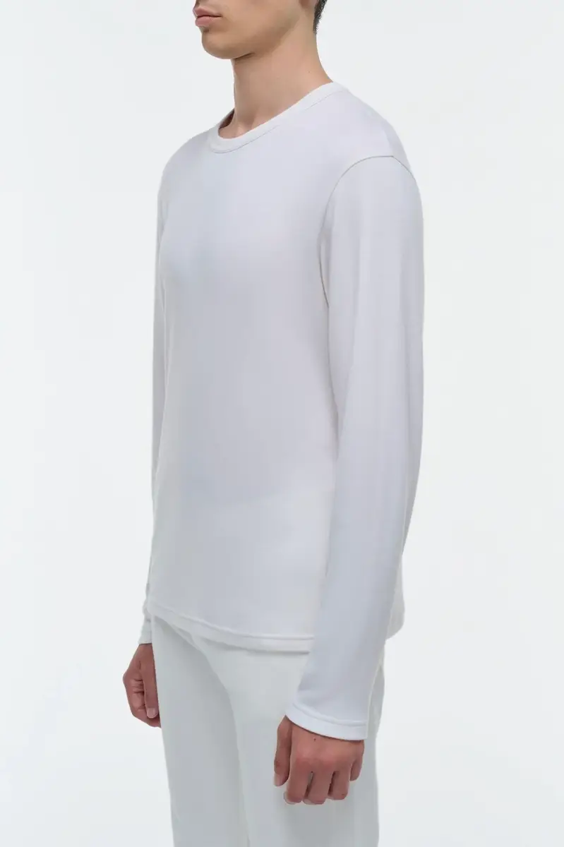 Gabriela Hearst Pacific Long Sleeve T-Shirt in Cashmere | Thumbnail 3 Gabriela Hearst Pacific Long Sleeve T-Shirt in Cashmere | Thumbnail 3