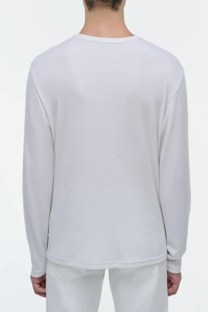 Gabriela Hearst Pacific Long Sleeve T-Shirt in Cashmere | Thumbnail 4 Gabriela Hearst Pacific Long Sleeve T-Shirt in Cashmere | Thumbnail 4