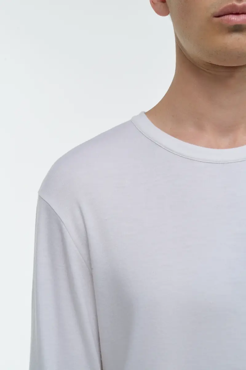 Gabriela Hearst Pacific Long Sleeve T-Shirt in Cashmere | Thumbnail 5 Gabriela Hearst Pacific Long Sleeve T-Shirt in Cashmere | Thumbnail 5