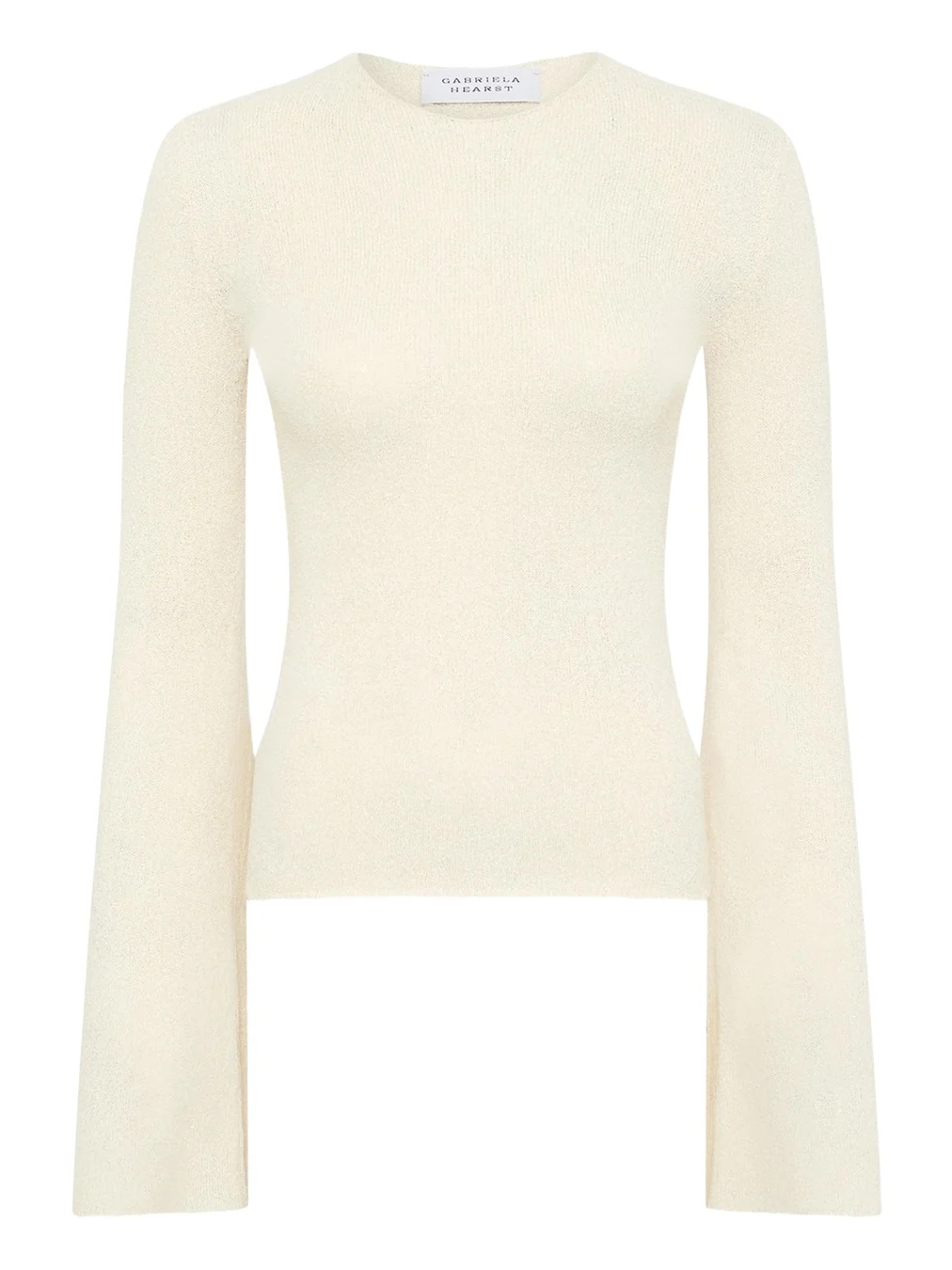 Rafa Knit Top in Off White Mulberry Silk