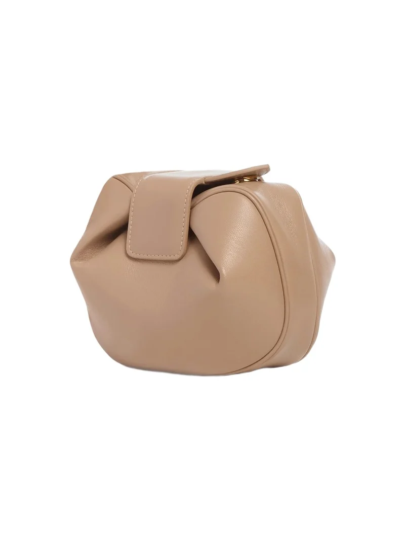 Gabriela Hearst Soft Demi Clutch in Nude Nappa Leather