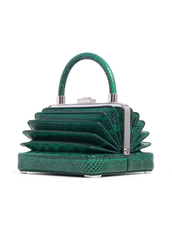 Small Diana Bag in Green Snakeskin Small Diana Bag in Green Snakeskin