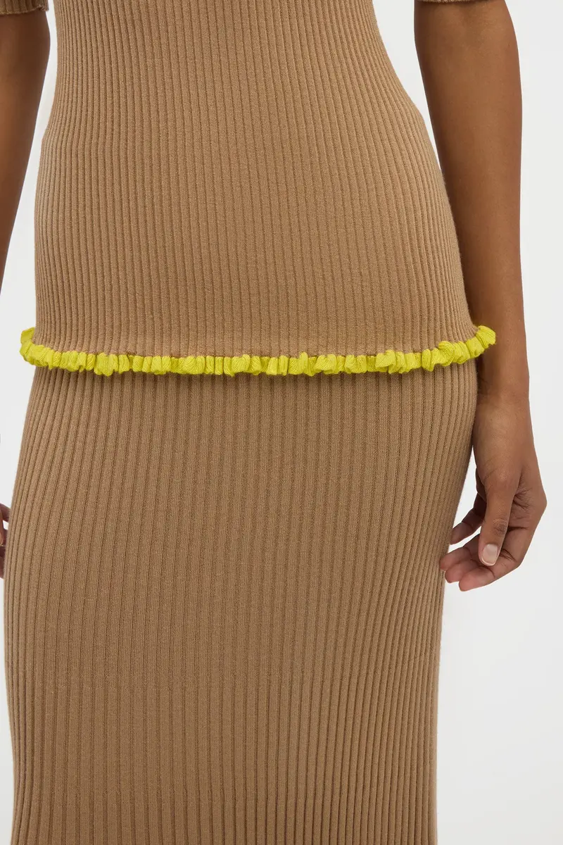 Gabriela Hearst Mireya Knit Top in Camel Silk Casmere | Thumbnail 6 Gabriela Hearst Mireya Knit Top in Camel Silk Casmere | Thumbnail 6