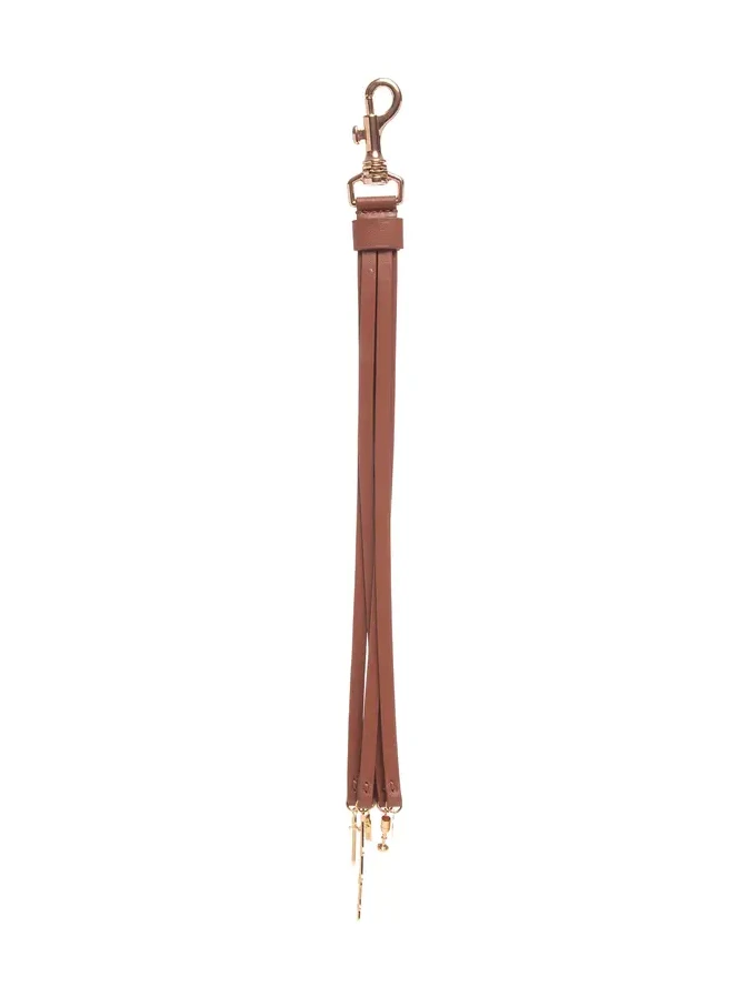 Leonora Charm in Cognac Nappa Leather