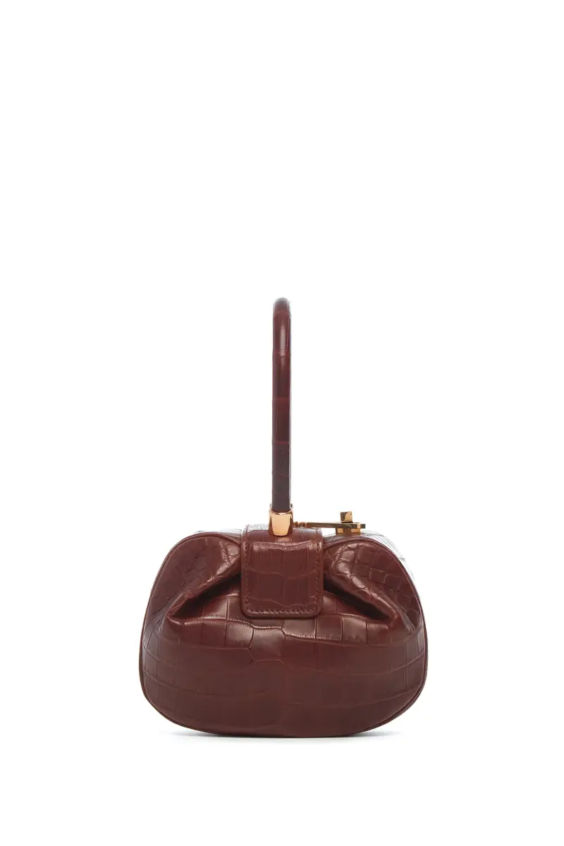 Gabriela Hearst Demi Bag in Cognac Crocodile Leather | Thumbnail 2