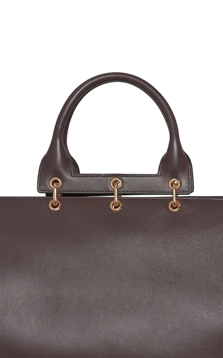 Gabriela Hearst Large Amethyst Tote Bag in Bordeaux Nappa Leather | Thumbnail 5 Gabriela Hearst Large Amethyst Tote Bag in Bordeaux Nappa Leather | Thumbnail 5
