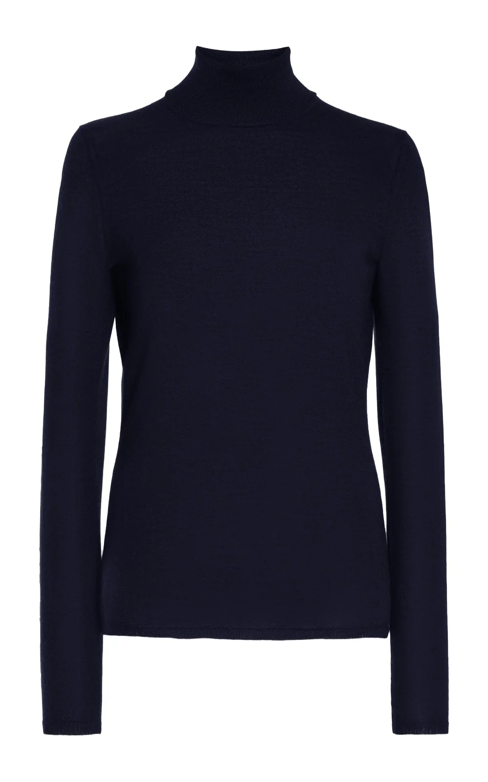 Costa Knit Turtleneck in Dark Navy Cashmere Silk Costa Knit Turtleneck in Dark Navy Cashmere Silk
