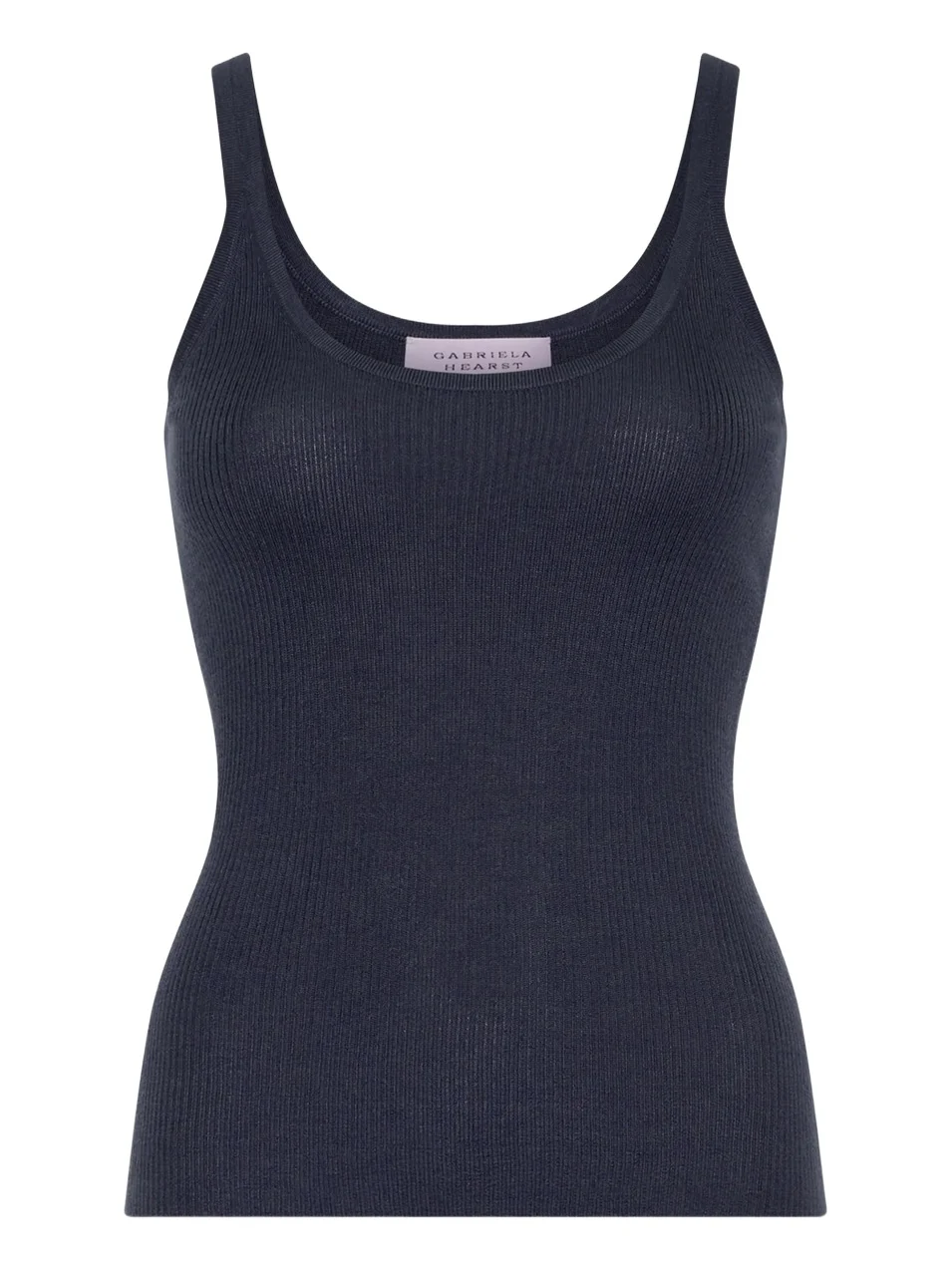 Cinxia Knit Tank Top in Denim Cashmere Silk Cinxia Knit Tank Top in Denim Cashmere Silk
