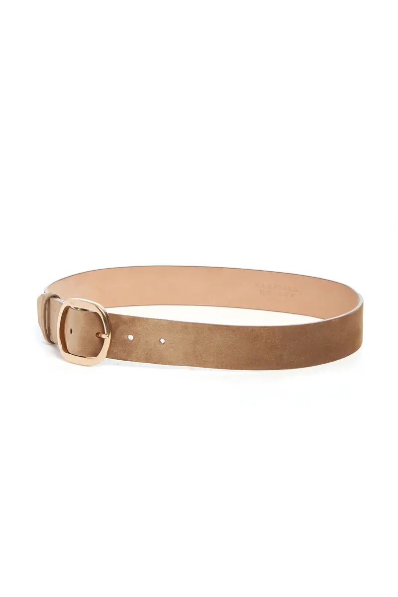 Gabriela Hearst Elster Belt in Dark Sand Suede | Thumbnail 2
