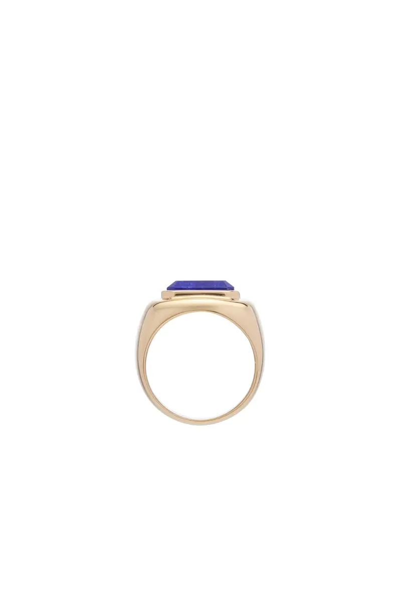Gabriela Hearst Large Ring in 18K Yellow Gold & Lapis Stone | Thumbnail 5