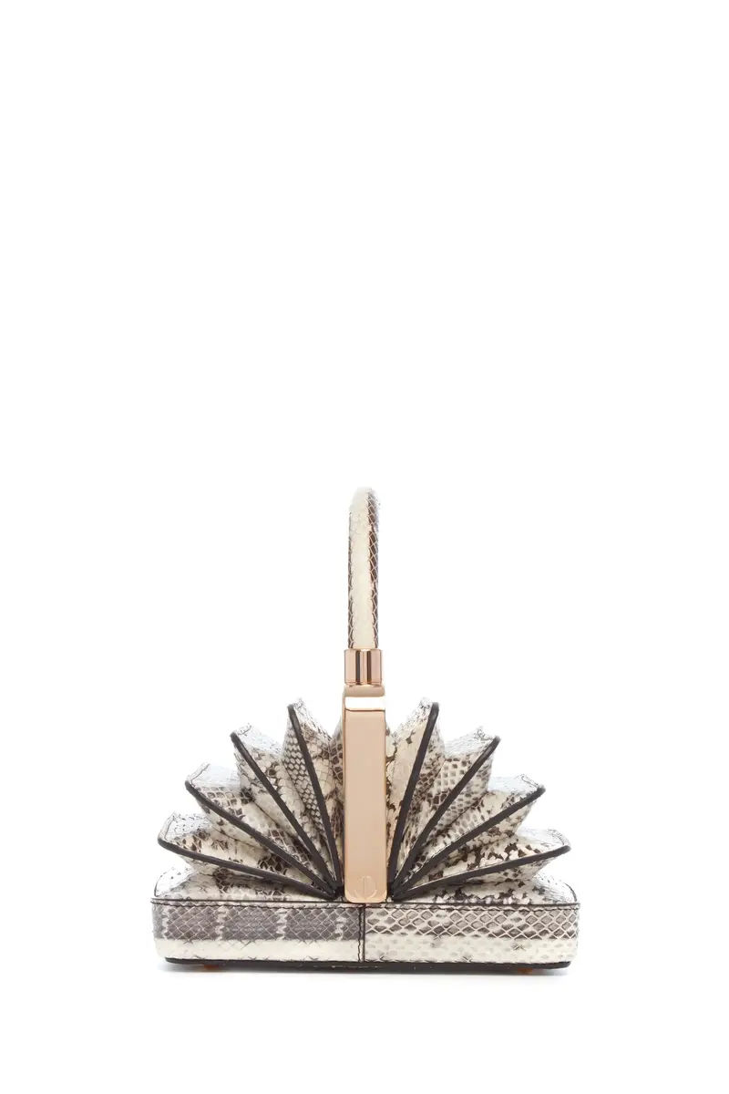 Gabriela Hearst Diana Bag in Black & White Snakeskin | Thumbnail 3 Gabriela Hearst Diana Bag in Black & White Snakeskin | Thumbnail 3