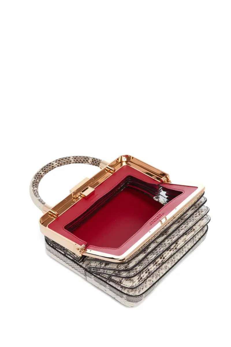 Gabriela Hearst Diana Bag in Black & White Snakeskin | Thumbnail 5 Gabriela Hearst Diana Bag in Black & White Snakeskin | Thumbnail 5