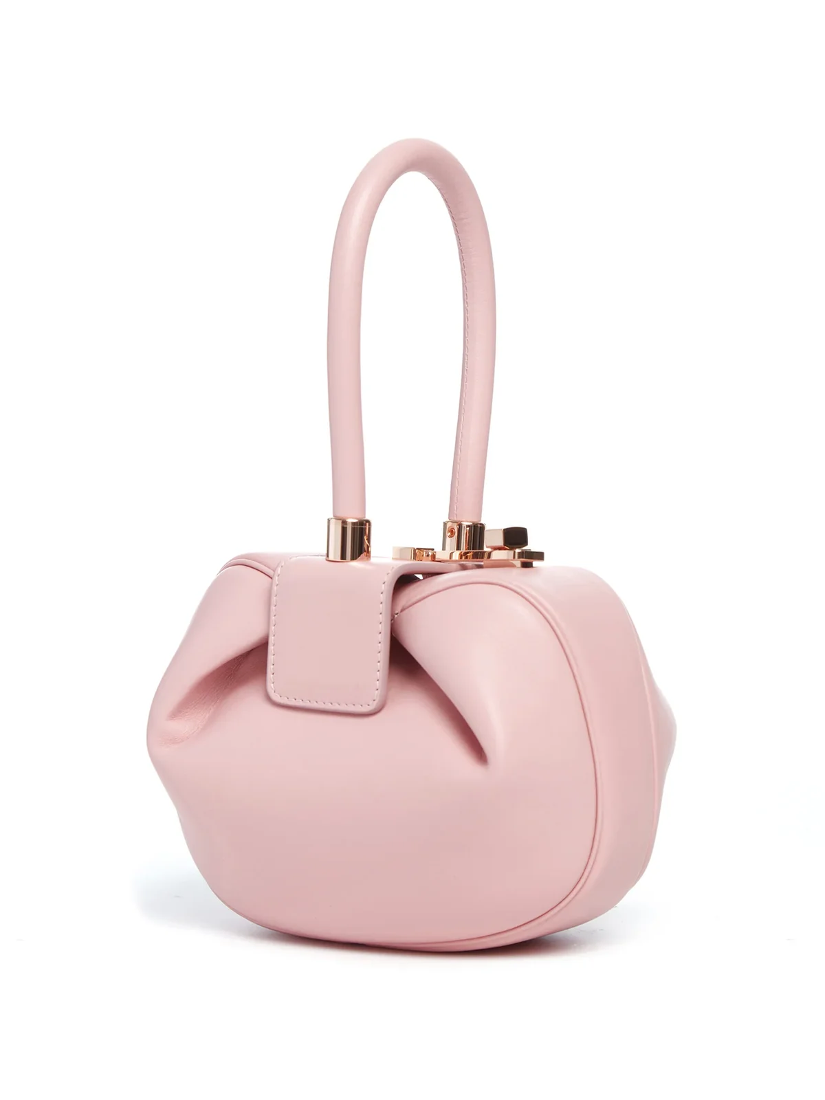 Demi Bag in Pink Nappa Leather Demi Bag in Pink Nappa Leather