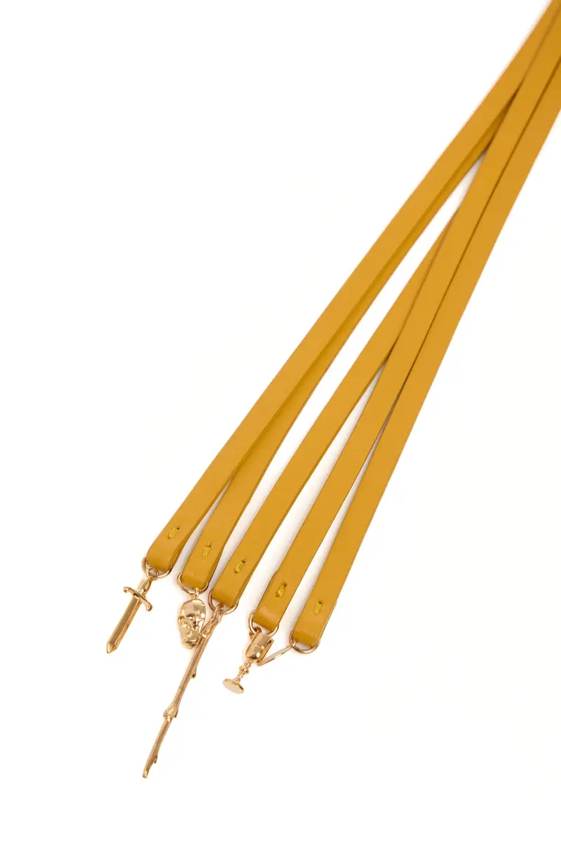 Gabriela Hearst Leonora Charm in Golden Birch Nappa Leather | Thumbnail 3 Gabriela Hearst Leonora Charm in Golden Birch Nappa Leather | Thumbnail 3