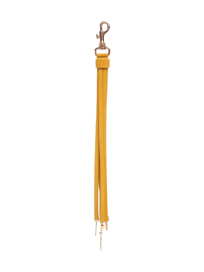 Leonora Charm in Golden Birch Nappa Leather