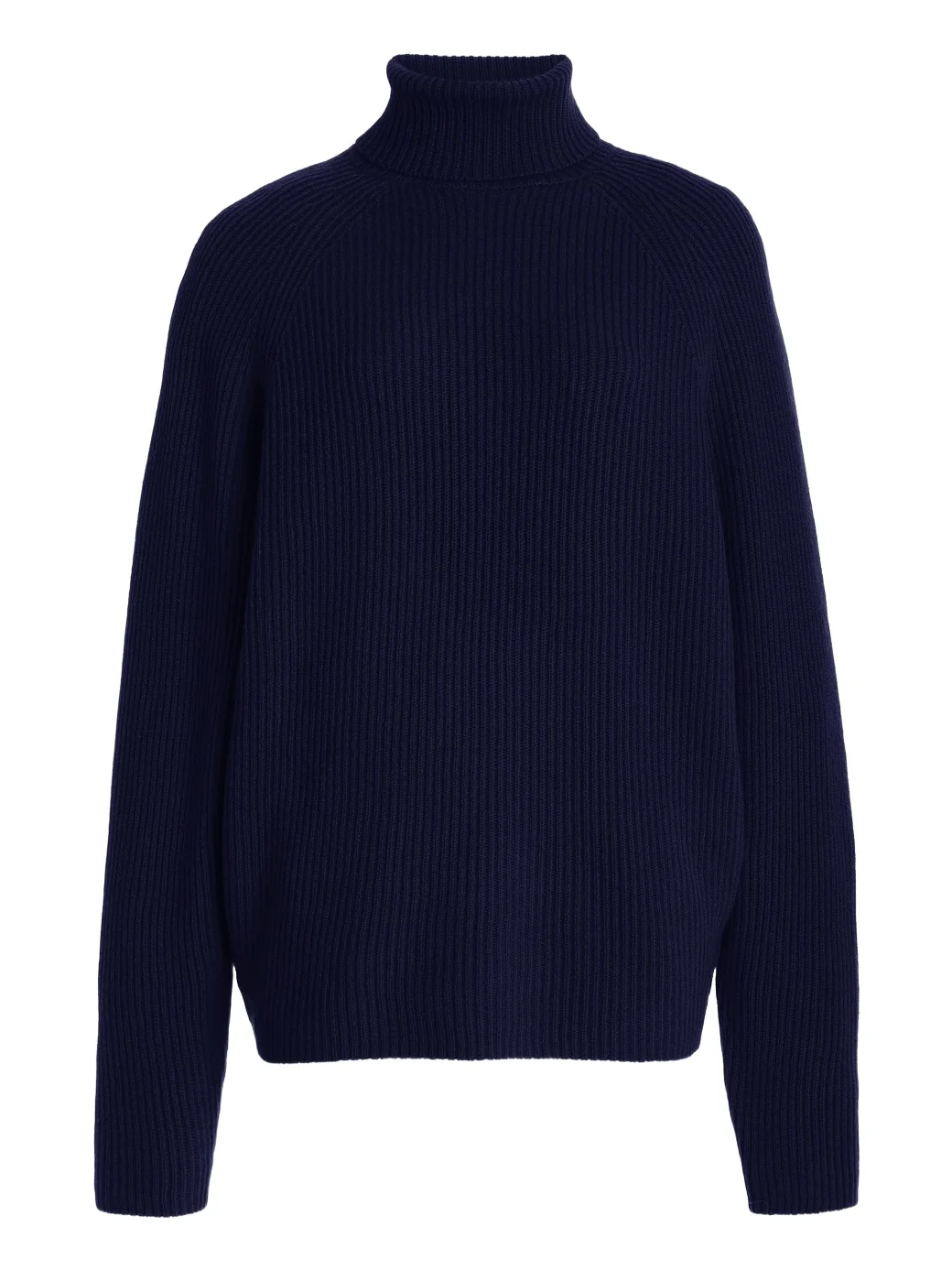 Gabriela Hearst Wigman Knit Turtleneck Sweater in Navy Cashmere