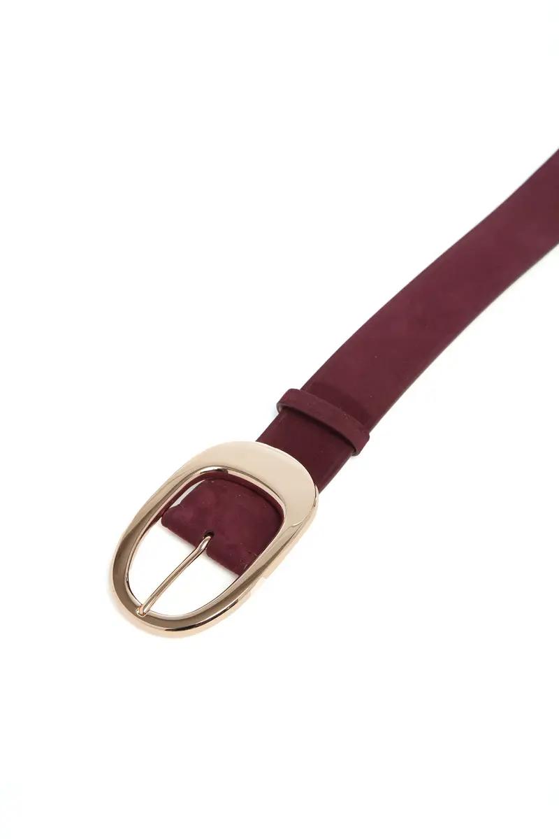 Gabriela Hearst Lozewce Belt in Bordeaux Suede | Thumbnail 2 Gabriela Hearst Lozewce Belt in Bordeaux Suede | Thumbnail 2