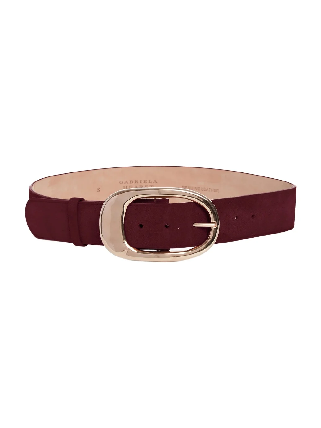 Lozewce Belt in Bordeaux Suede Lozewce Belt in Bordeaux Suede