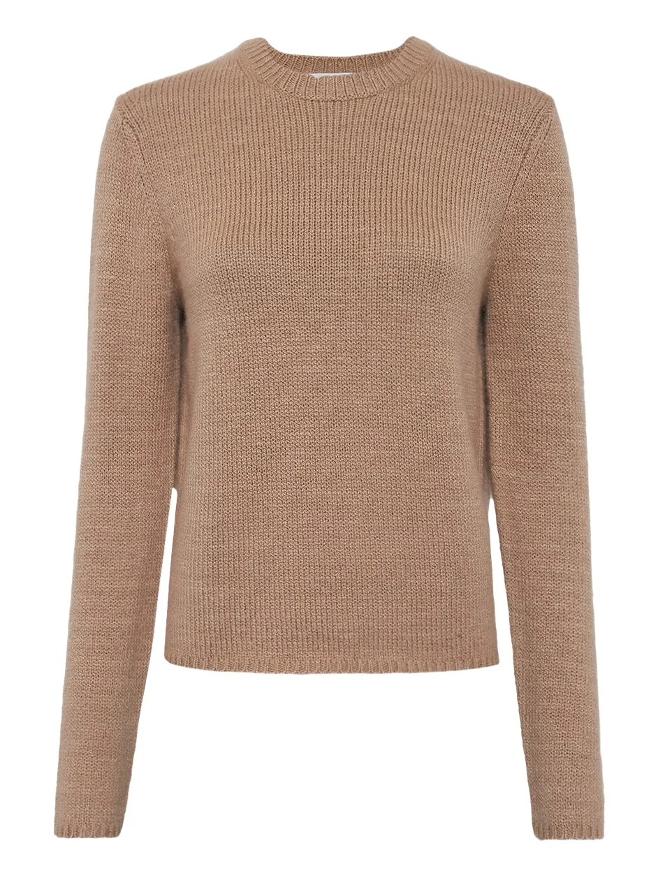 Titus Knit Sweater in Camel Cashmere Titus Knit Sweater in Camel Cashmere