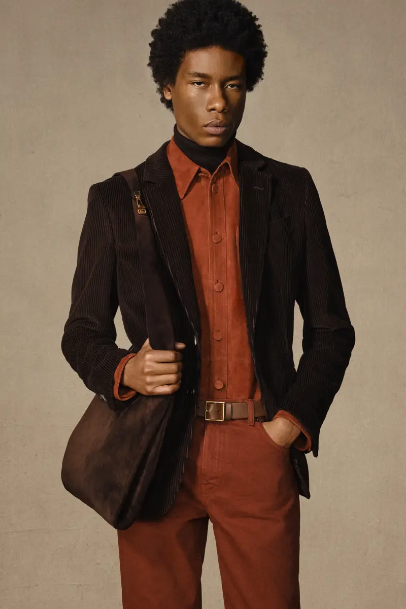 Gabriela Hearst Lucas Overshirt in Rust Suede | Thumbnail 2 Gabriela Hearst Lucas Overshirt in Rust Suede | Thumbnail 2