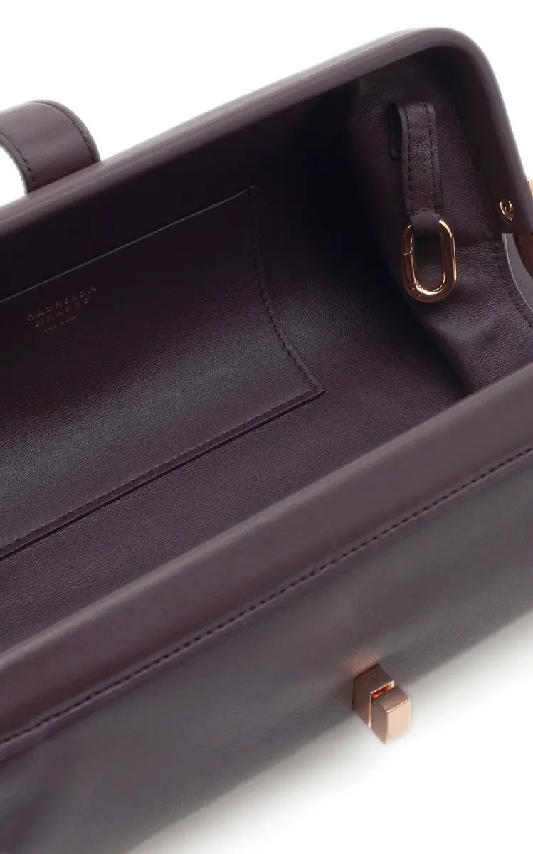 Gabriela Hearst Paola Clutch in Bordeaux Nappa Leather | Thumbnail 6 Gabriela Hearst Paola Clutch in Bordeaux Nappa Leather | Thumbnail 6