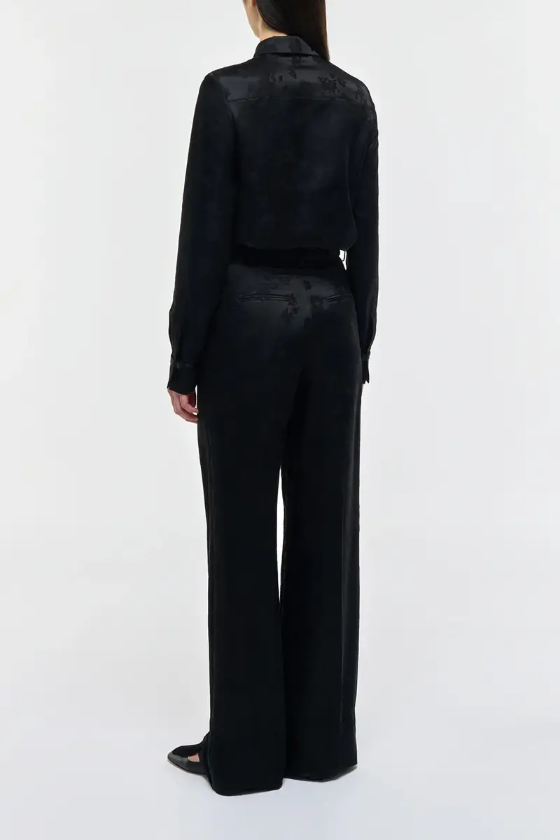 Gabriela Hearst Norman Wide-leg Pant in Black Embroidered Silk | Thumbnail 5 Gabriela Hearst Norman Wide-leg Pant in Black Embroidered Silk | Thumbnail 5