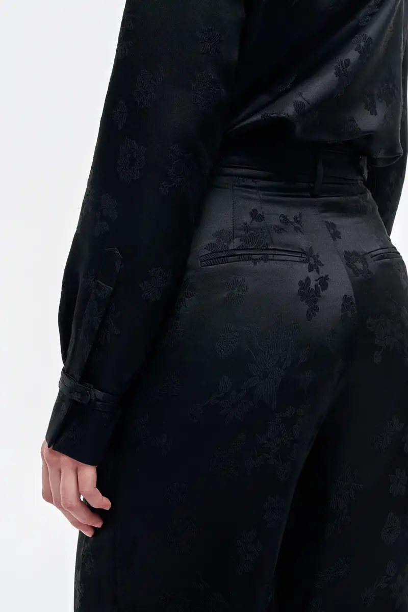 Gabriela Hearst Norman Wide-leg Pant in Black Embroidered Silk | Thumbnail 7 Gabriela Hearst Norman Wide-leg Pant in Black Embroidered Silk | Thumbnail 7