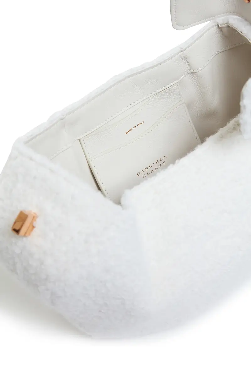 Gabriela Hearst Nina Bag in Ivory Cashmere Boucle | Thumbnail 4 Gabriela Hearst Nina Bag in Ivory Cashmere Boucle | Thumbnail 4