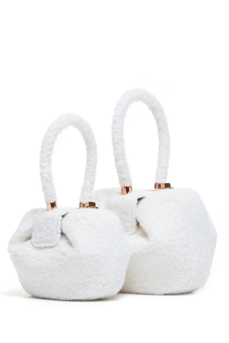 Gabriela Hearst Nina Bag in Ivory Cashmere Boucle | Thumbnail 5 Gabriela Hearst Nina Bag in Ivory Cashmere Boucle | Thumbnail 5