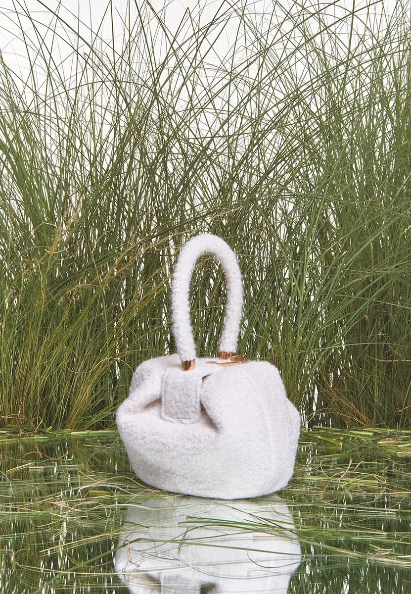 Gabriela Hearst Nina Bag in Ivory Cashmere Boucle | Thumbnail 6 Gabriela Hearst Nina Bag in Ivory Cashmere Boucle | Thumbnail 6