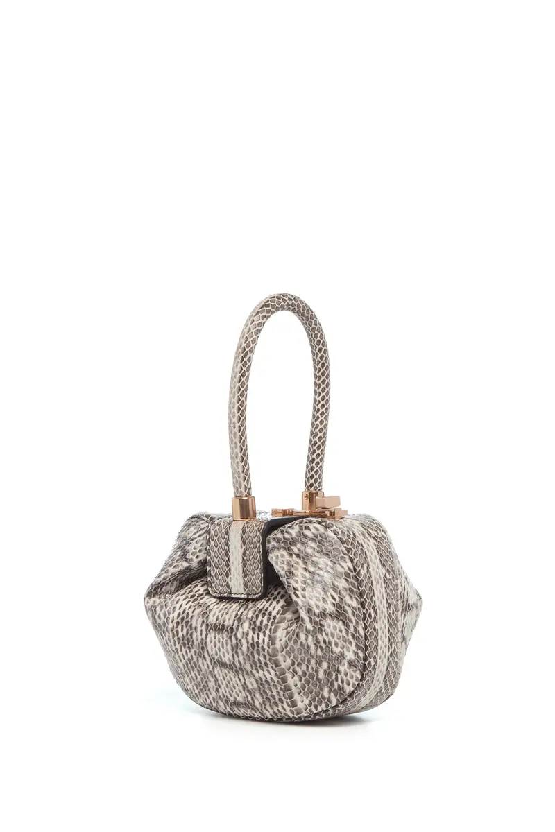 Demi Bag in Black & White Snakeskin Demi Bag in Black & White Snakeskin