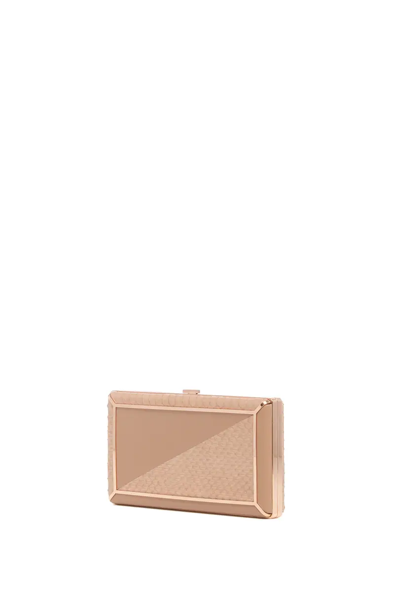 Gabriela Hearst Callas Clutch in Nude Snakeskin & Nappa Leather | Thumbnail 2