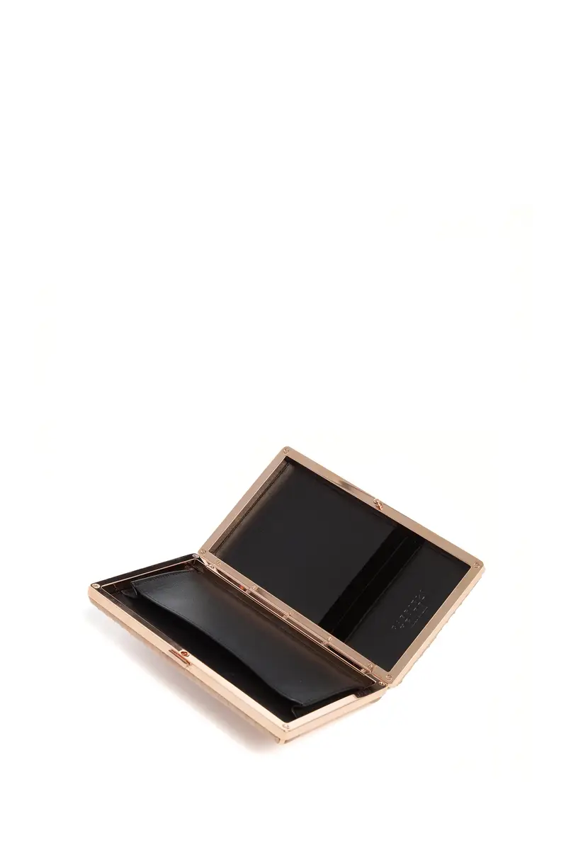 Gabriela Hearst Callas Clutch in Nude Snakeskin & Nappa Leather | Thumbnail 3