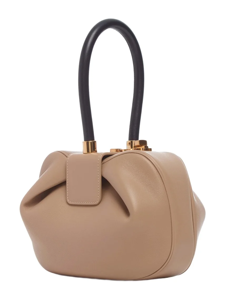 Gabriela Hearst Nina Bag in Nude & Navy Nappa Leather