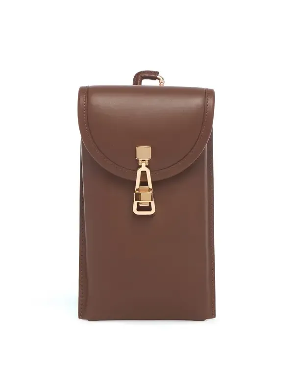 Sunglasses Pouch in Chocolate Leather Sunglasses Pouch in Chocolate Leather
