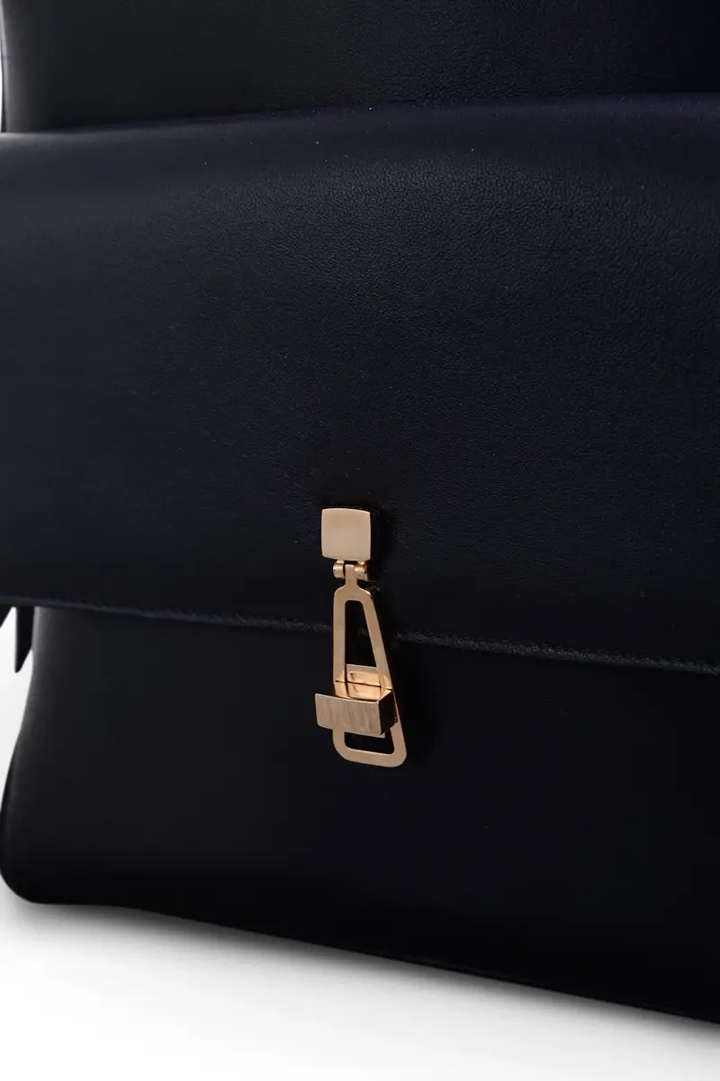 Gabriela Hearst Billie Backpack in Navy Nappa Leather | Thumbnail 4