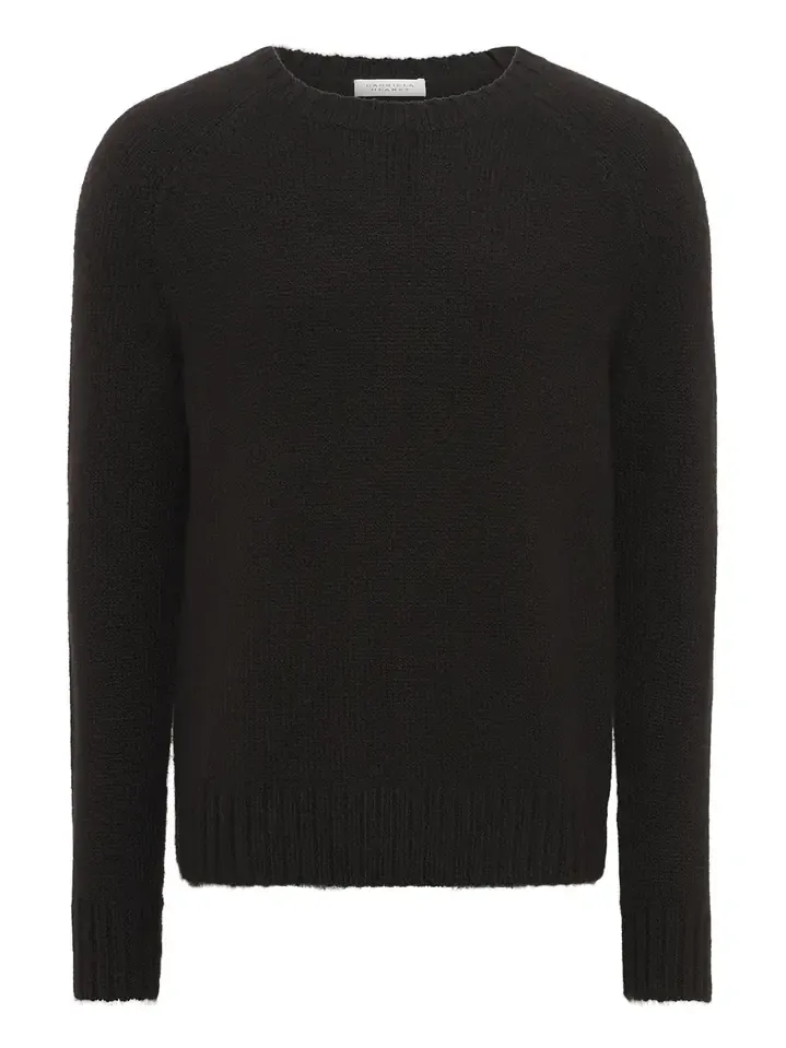 Norwich Knit Sweater in Black Cashmere Norwich Knit Sweater in Black Cashmere