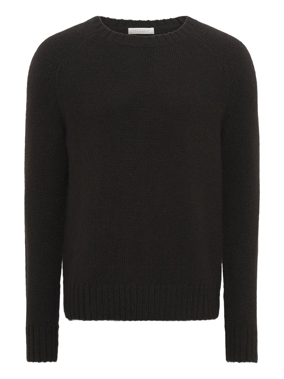 Gabriela Hearst Norwich Knit Sweater in Black Cashmere