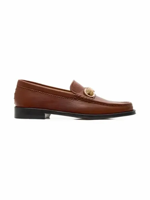 Melchora Stone Loafer in Cognac Leather Melchora Stone Loafer in Cognac Leather